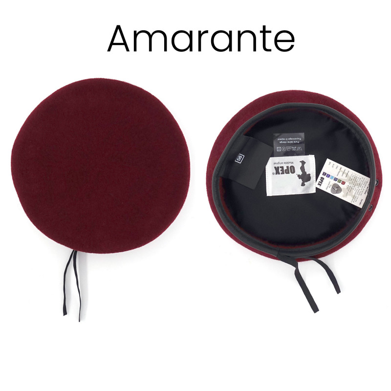 Beret militaire bord Béret militaire bord-cuir — laine vierge & maintien optimal Beret militaire bord Béret militaire bord-cuir — laine vierge & maintien optimal