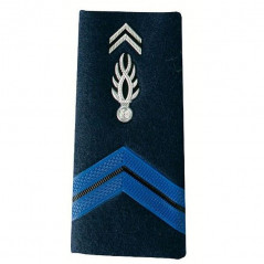 2 fourreaux “Gendarme Adjoint” — version plastifiée, paire d’épaulettes