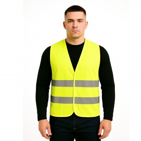 Gilet de signalisation fluo haute visibilité