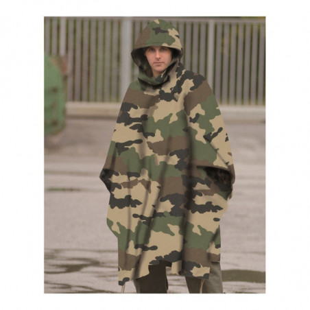 Poncho ripstop Cam CE MILTEC
