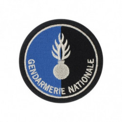 Ecusson rond brodé gendarmerie nationale