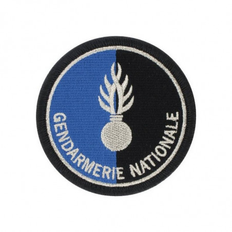 Ecusson rond brodé gendarmerie nationale