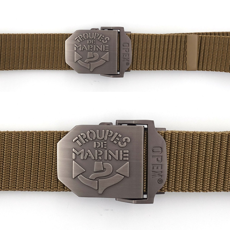 Ceinture boucle gravée TDM