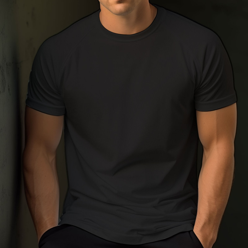 T-Shirt FÉLIN manches courtes raglan – Coupe raglan professionnelle