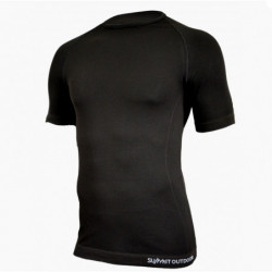 Tee-shirt première peau micro-aéré noir