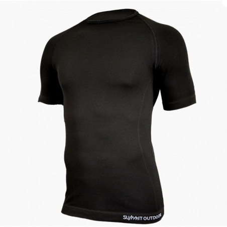 Tee-shirt première peau micro-aéré noir