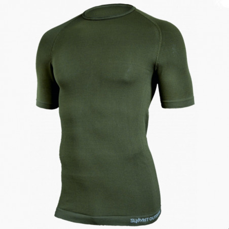 Tee-shirt première peau micro-aéré vert