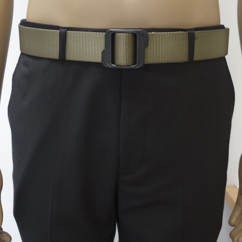 Ceinture sangle nylon réglable – Boucle polymère – 3,8 cm largeur