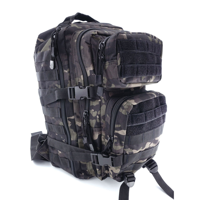 Sac à Dos Tactique Falcon 30L - Polyester 600D Déperlant - Système MOLLE Sac à Dos Tactique Falcon 30L - Polyester 600D Déperlant - Système MOLLE