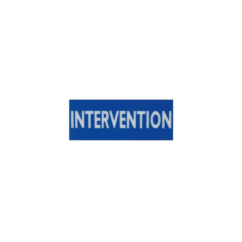PLAQUE PLEXI  INTERVENTION