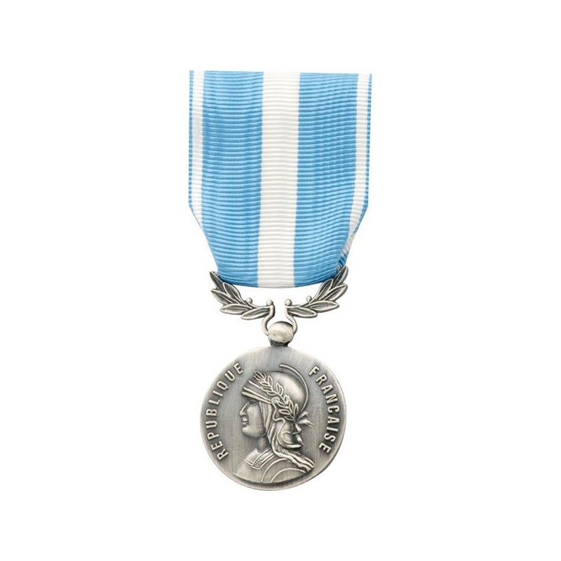 Médaille Ordonnance Outre-Mer Bronze Argenté