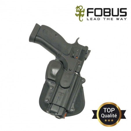 Holster Fobus rotatif pour CZ 75D, CZ 75B, CZ SP 01, 75D Compact avec rails
