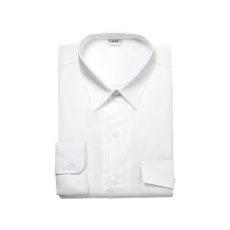Chemise Manches Longues Homme Blanche