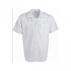 Chemisette Blanche Manches Courtes Homme