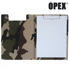 PORTE DOCUMENT A4 A CLIP  CAMO CE
