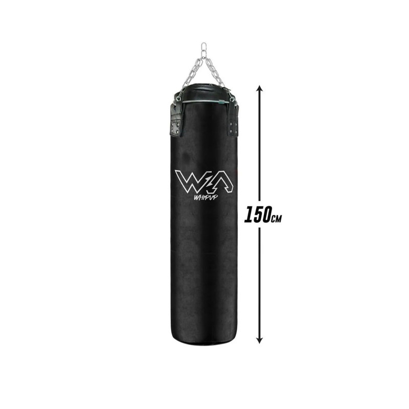 Sac de frappe 150 x 40 cm Cuir Noir