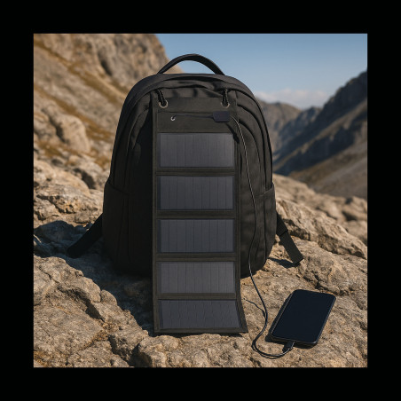 Chargeur solaire portable pliable 12,5 W