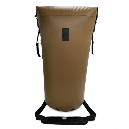 Sac étanche avec bandouličre 110 litres coyote
