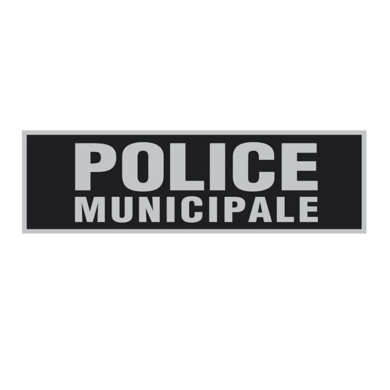 Bandeau d'identification rétro-réflechissant fond noir Bandeau d'identification rétro-réflechissant fond noir