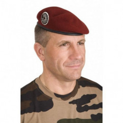 Béret commando Troupes Aéroportées amarante