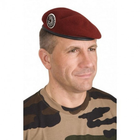 Béret commando Troupes Aéroportées amarante