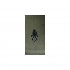 Serviette Militaire Kaki – Marquage “Grenade” – 50×100 cm