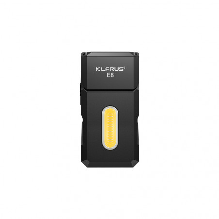 Lampe rechargeable à triple source de lumière E8 - 1000 lumens - noir