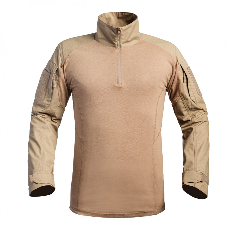 Chemise UBAS Fighter Tan - Ripstop 5.0 - Traitement IR-PROTECT