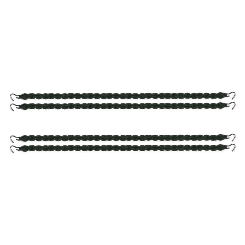 Élastiques bas de pantalon (2 paires) - noir