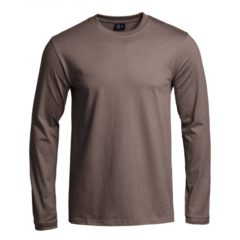 T-shirt STRONG manches longues Brun “Terre de France”