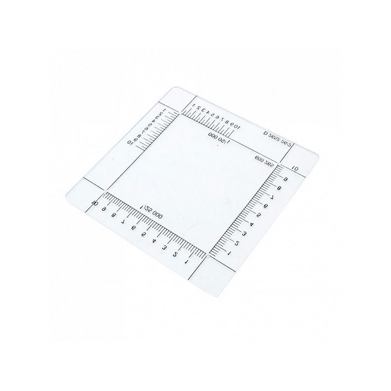 Equerre report de points, topographique.