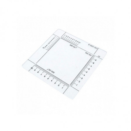Equerre report de points, topographique.