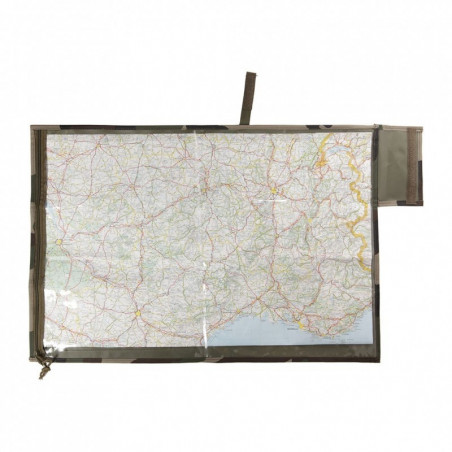Etui pour carte Etat Major Camouflage ARES