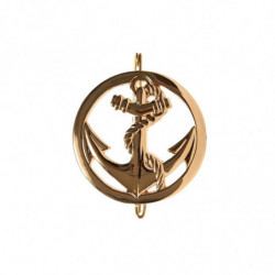 Insigne de béret doré Troupes de Marine