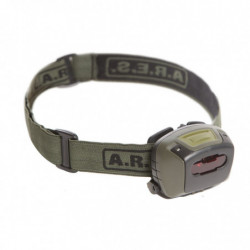 Lampe frontale LED avec filtre rouge ARES