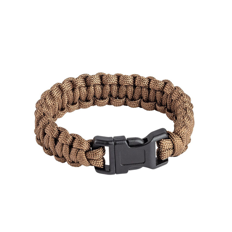 Bracelet de survie paracorde Tan Bracelet de survie paracorde Tan