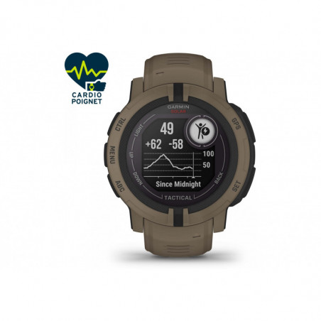 Montre Instinct® 2 Solar Tactical Edition, Coyote GARMIN