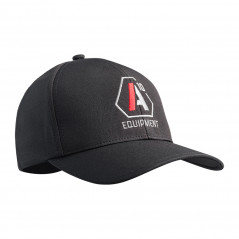 Casquette STRETCH FIT SIGNATURE noir logo blanc/rouge – A10 Equipment