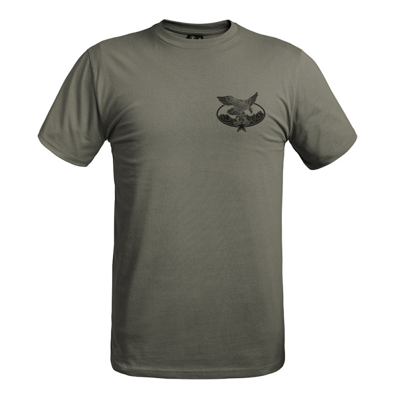 T-shirt STRONG Troupes de Montagne vert olive – A10 Equipment