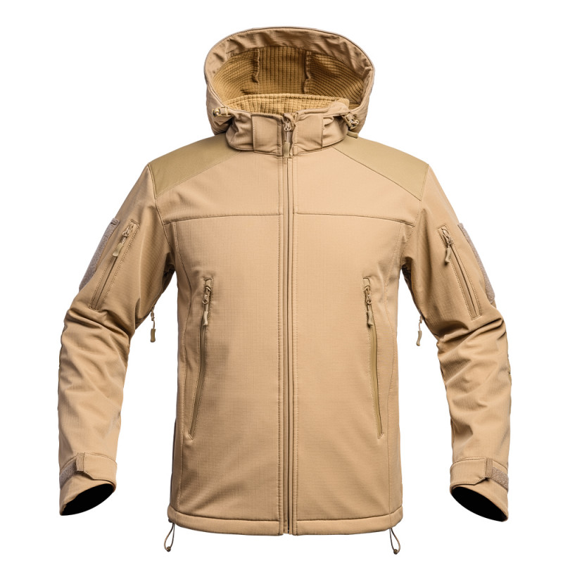 Veste Softshell V2 FIGHTER tan – A10 Equipment Veste Softshell V2 FIGHTER tan – A10 Equipment
