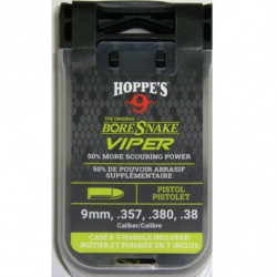 Cordon de nettoyage Hoppe's Boresnake Viper DEN C/380,9MM, 38 ET 357