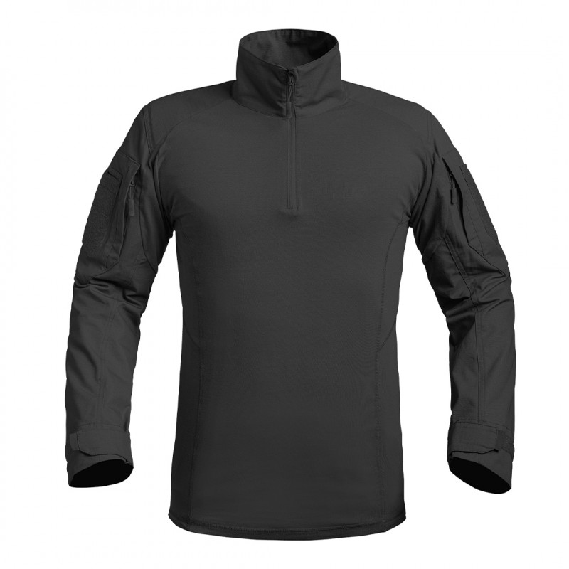 Chemise UBAS FIGHTER noire – Chemise tactique bi-matière 2XL | A10 Equipment
