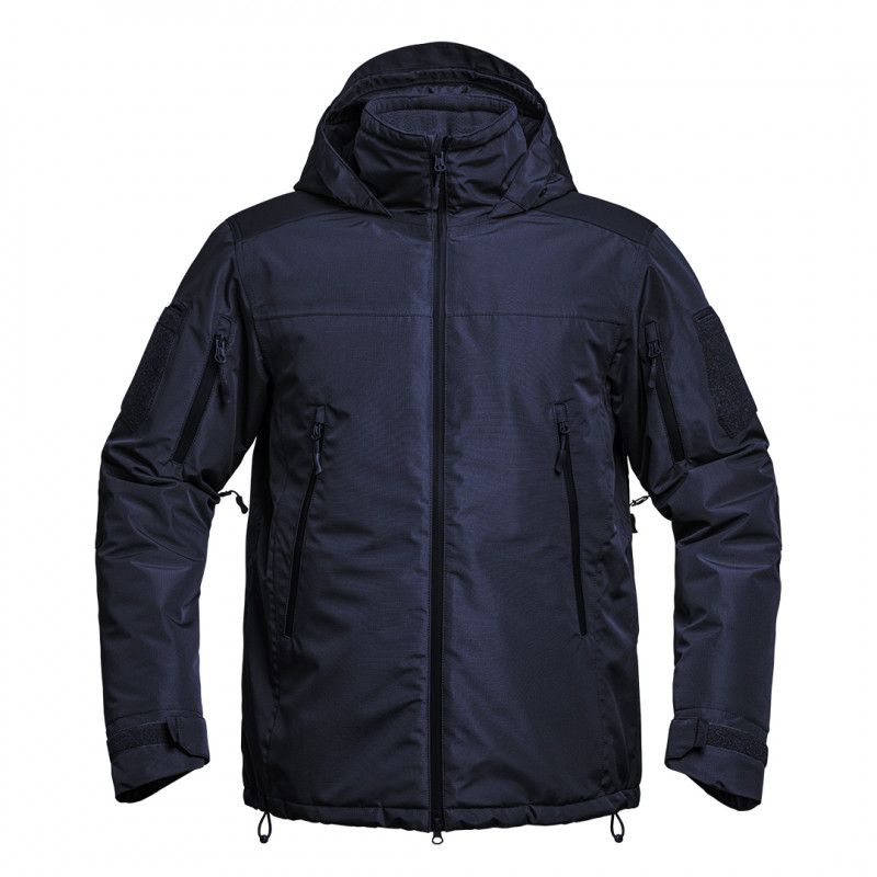 Parka Hardshell FIGHTER XMF-200 bleu marine – veste imperméable, respirante & isolante (2XL)