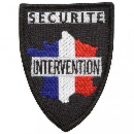Écusson Sécurité Intervention Brodé – Patch Velcro Professionnel