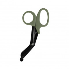 Ciseaux à pansements 18,5 cm vert olive tactiques médicaux de secours et intervention