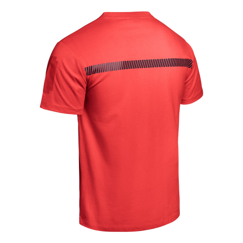 T-shirt SÉCU-ONE Sécurité Incendie rouge – coton 210 g/m²