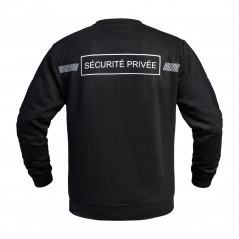 Sweat SÉCU-ONE Sécurité Privée noir – confortable & professionnel