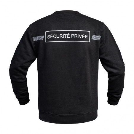 Sweat SÉCU-ONE Sécurité Privée noir – confortable & professionnel