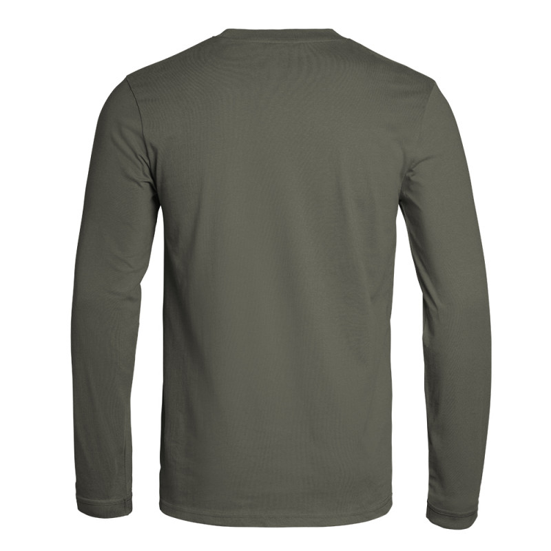 T-shirt STRONG manches longues vert olive – A10 Equipment