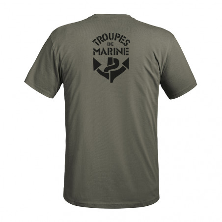 T-shirt STRONG Troupes de Marine vert olive – A10 Equipment